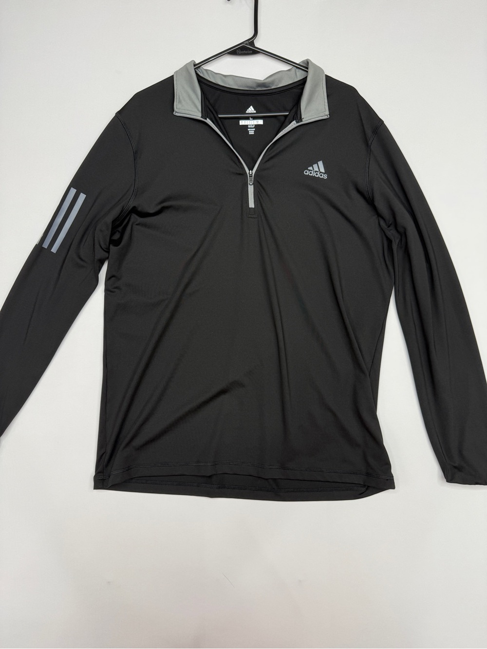Adidas Golf Men's Black 1/4 Zip Pullover Shirt